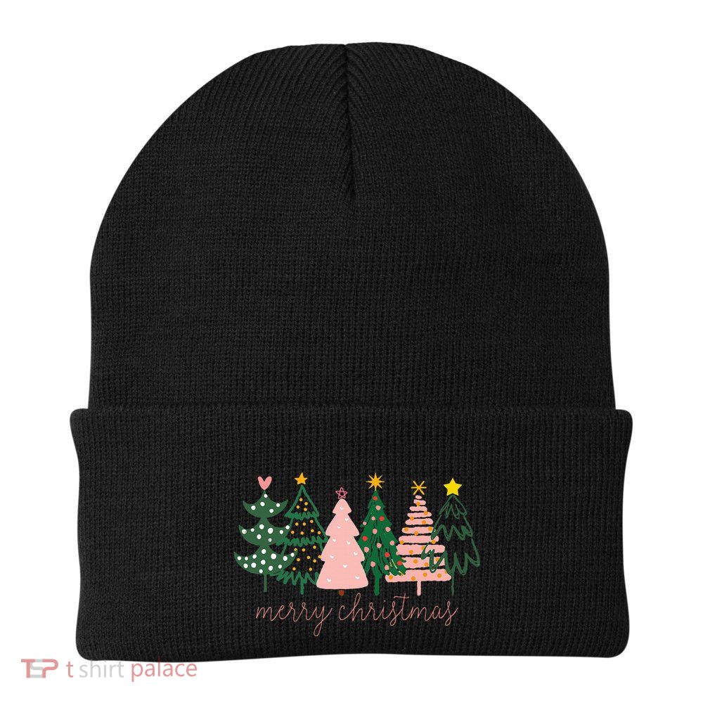 Boho Christmas Tree Beanie