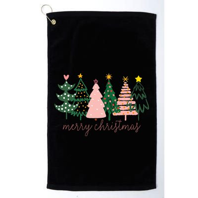 Boho Christmas Tree Golf Towel