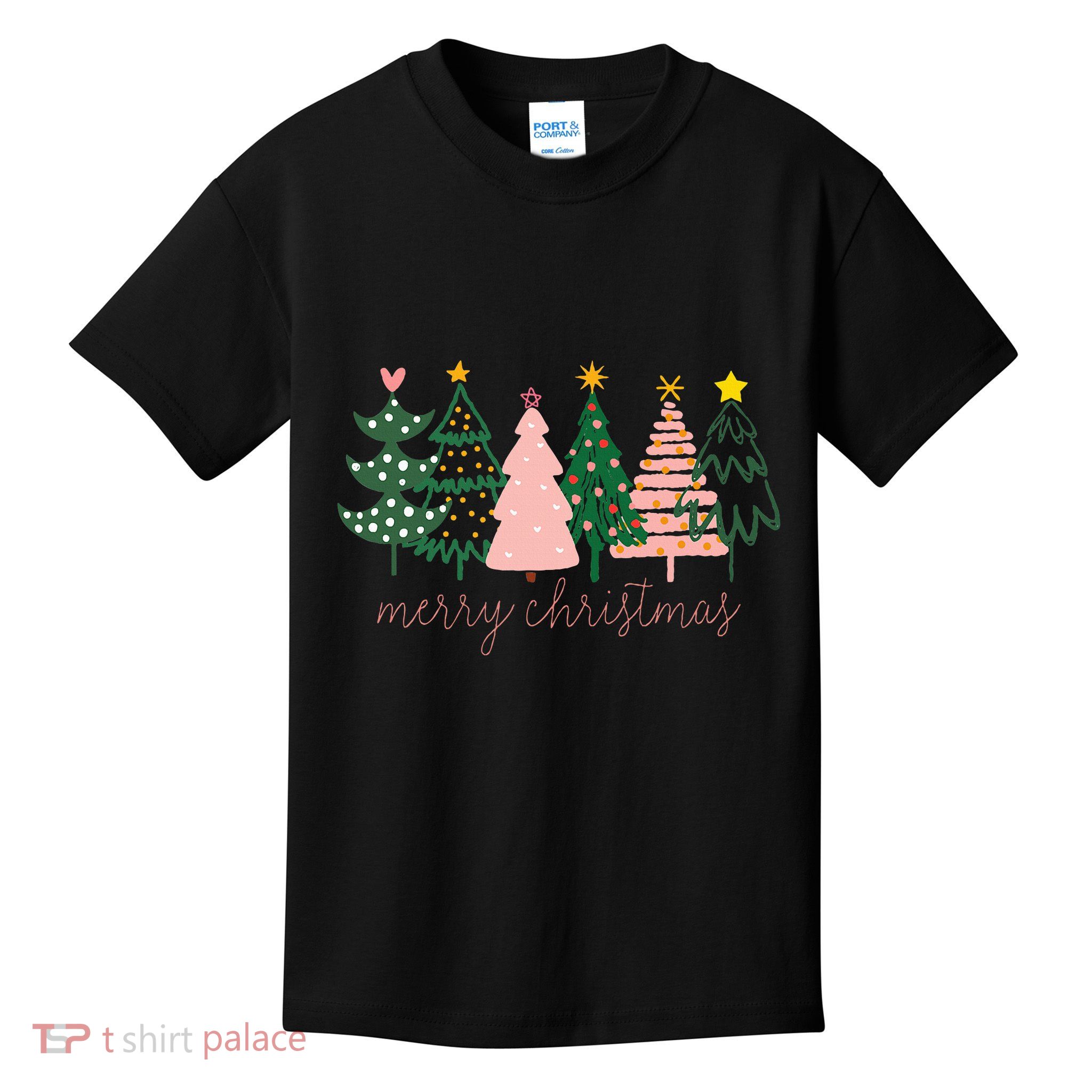 Boho Christmas Tree Kids T-Shirt