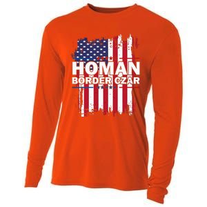 Border Czar Tom Homan Trump President Elect Maga Cooling Performance Long Sleeve Crew