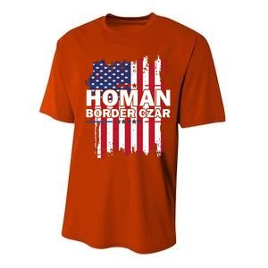 Border Czar Tom Homan Trump President Elect Maga Performance Sprint T-Shirt