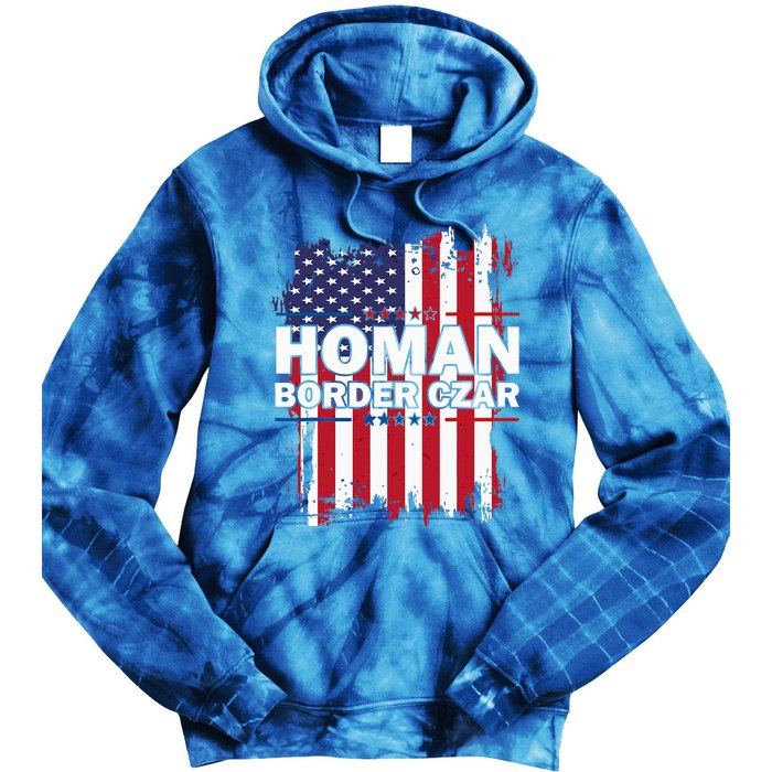 Border Czar Tom Homan Trump President Elect Maga Tie Dye Hoodie