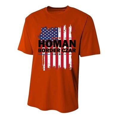 Border Czar Tom Homan Trump President Elect Maga Support Performance Sprint T-Shirt