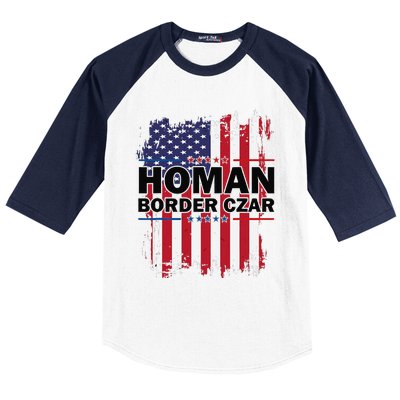 Border Czar Tom Homan Trump President Elect Maga Support Baseball Sleeve Shirt