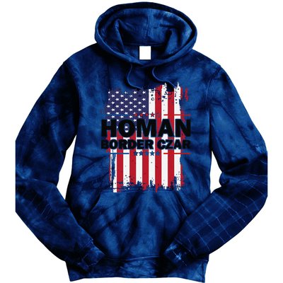 Border Czar Tom Homan Trump President Elect Maga Support Tie Dye Hoodie