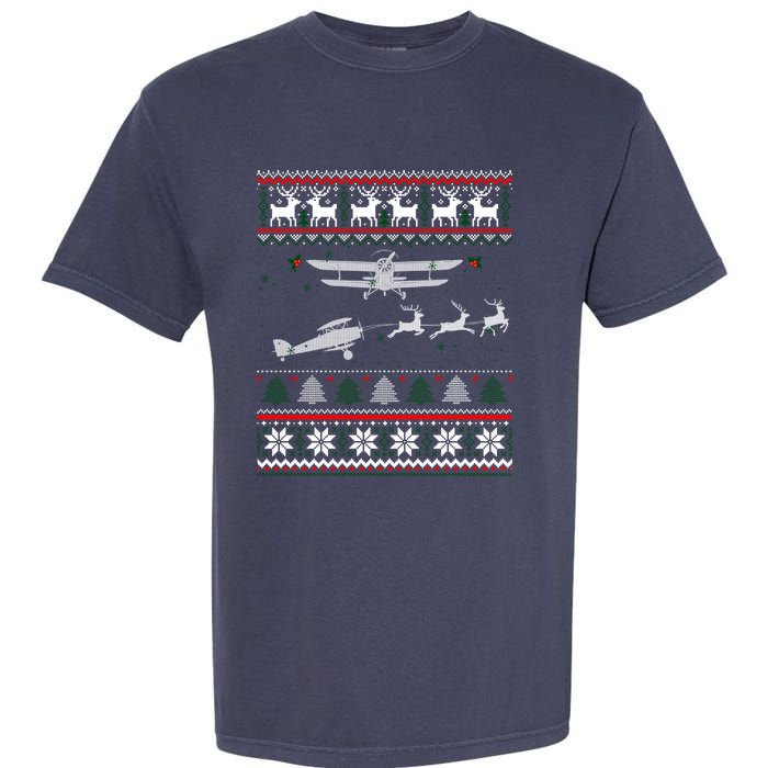 Best Christmas Thanksgiving Gift Pilots Aviation Ugly Garment-Dyed Heavyweight T-Shirt