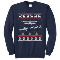 Best Christmas Thanksgiving Gift Pilots Aviation Ugly Tall Sweatshirt