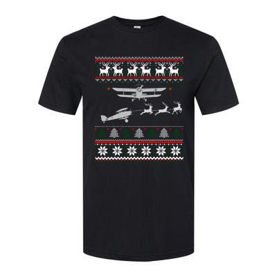 Best Christmas Thanksgiving Gift Pilots Aviation Ugly Softstyle® CVC T-Shirt