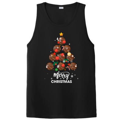 Basketball Christmas Tree Xmas Gift For Basketball Players Gift PosiCharge Competitor Tank