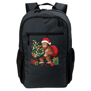 Bigfoot Christmas Tree Lights Xmas Sasquatch Lovers Daily Commute Backpack