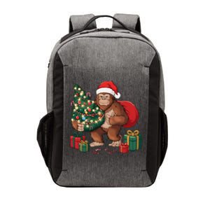 Bigfoot Christmas Tree Lights Xmas Sasquatch Lovers Vector Backpack