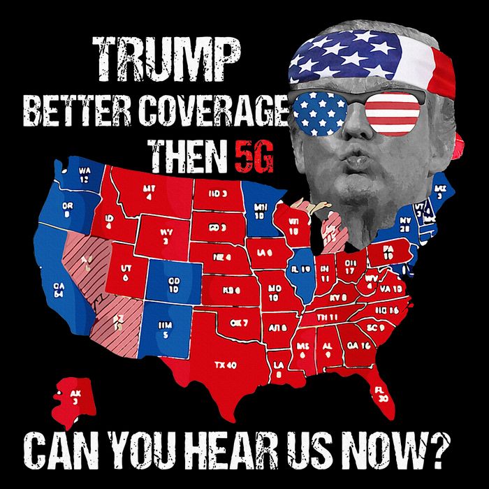 Better Coverage Than 5g Can You Hear Us Now 7-Panel Snapback Hat