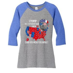 Better Coverage Than 5g Can You Hear Us Now Women's Tri-Blend 3/4-Sleeve Raglan Shirt