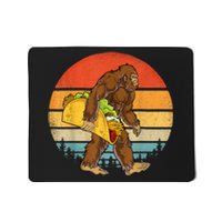 Bigfoot Carrying Taco Funny Cinco De Mayo Boy Men Sasquatch Mousepad