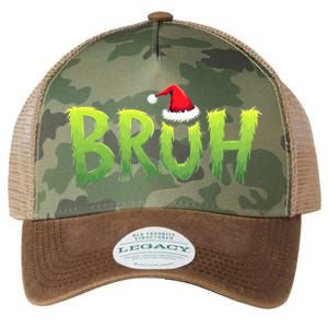 Bruh Christmas Teens Funny Christmas Humor Meme Legacy Tie Dye Trucker Hat