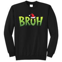 Bruh Christmas Teens Funny Christmas Humor Meme Sweatshirt