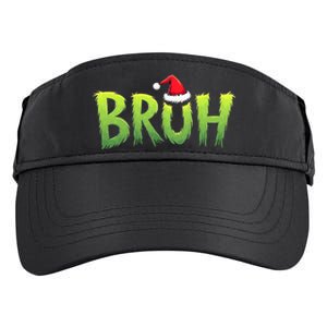 Bruh Christmas Teens Funny Christmas Humor Meme Adult Drive Performance Visor