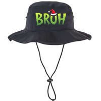 Bruh Christmas Teens Funny Christmas Humor Meme Legacy Cool Fit Booney Bucket Hat