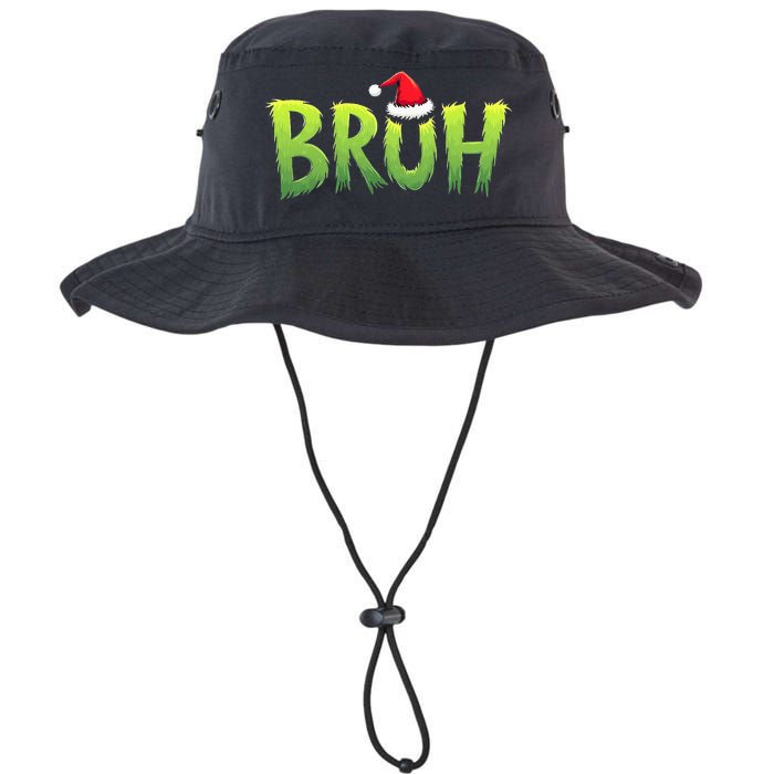 Bruh Christmas Teens Funny Christmas Humor Meme Legacy Cool Fit Booney Bucket Hat