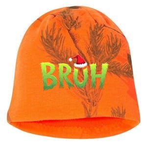 Bruh Christmas Teens Funny Christmas Humor Meme Kati - Camo Knit Beanie