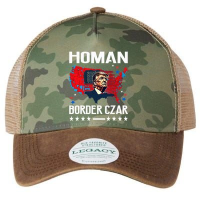 Border Czar Tom Homan Trump President Elect Maga Support Legacy Tie Dye Trucker Hat