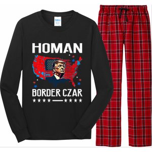 Border Czar Tom Homan Trump President Elect Maga Support Long Sleeve Pajama Set