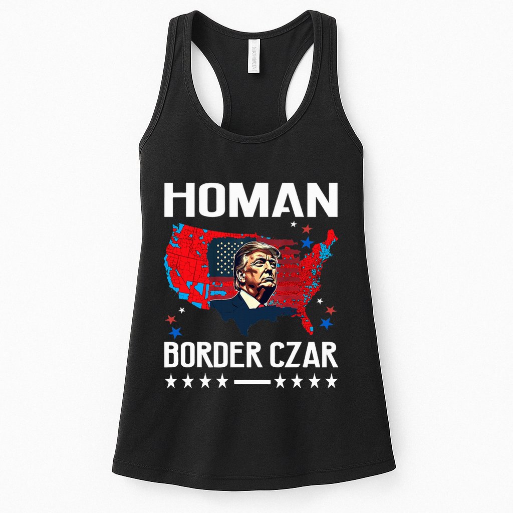 Border Czar Tom Homan Trump President Elect Maga Support Womens Tank Top