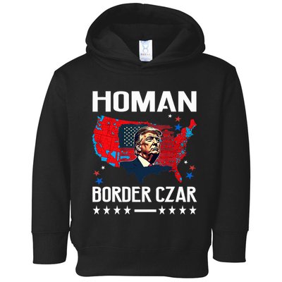 Border Czar Tom Homan Trump President Elect Maga Support Toddler Hoodie