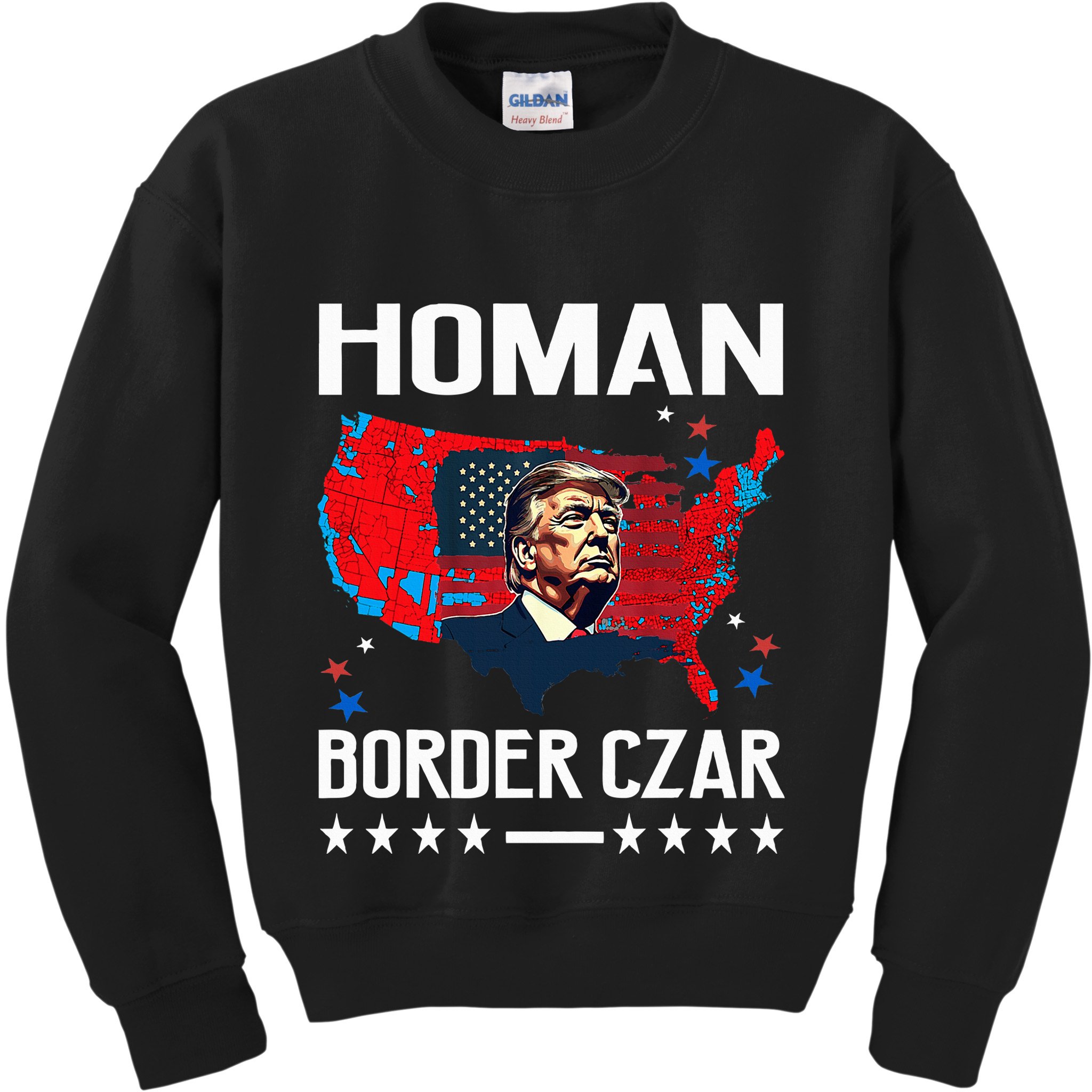 Border Czar Tom Homan Trump President Elect Maga Support Kids Sweatshirt