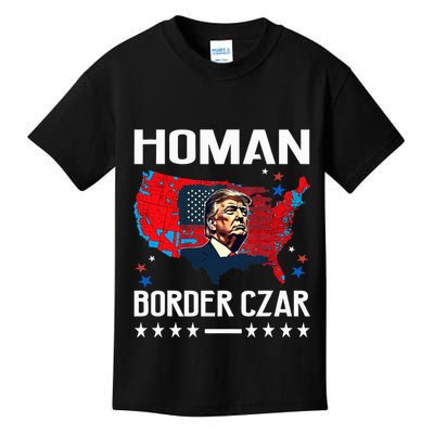 Border Czar Tom Homan Trump President Elect Maga Support Kids T-Shirt