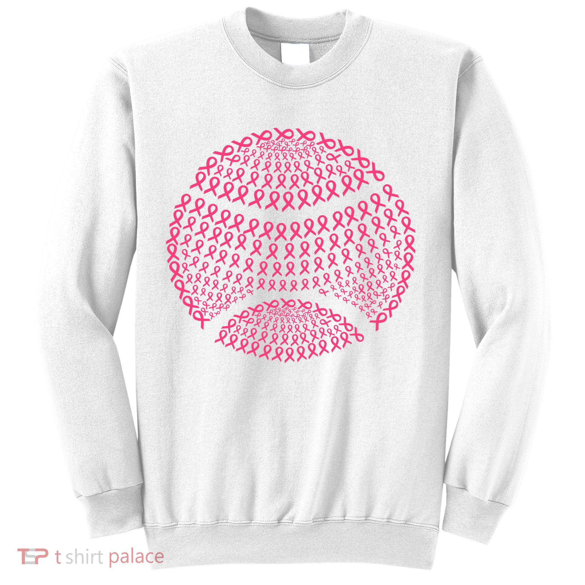 Breast Cancer Tennis Breast Cancer Awareness Tennis Pink Ribbons Sweatshirt