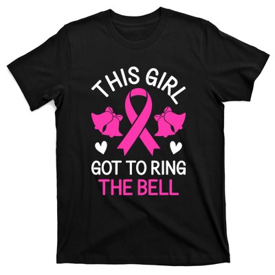 Breast Cancer This Girl Got To Ring The Bell Chemo Grad T-Shirt