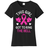 Breast Cancer This Girl Got To Ring The Bell Chemo Grad Women's T-Shirt