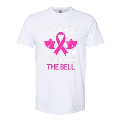 Breast Cancer This Girl Got To Ring The Bell Chemo Grad Softstyle CVC T-Shirt