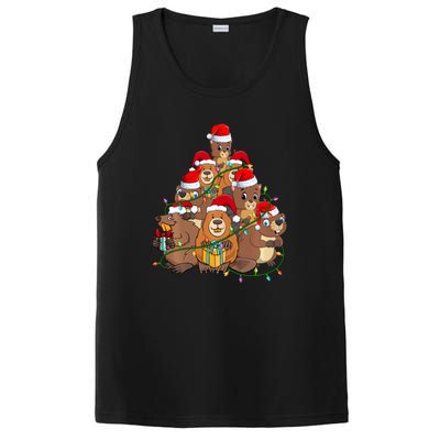 Beavers Christmas Tree Lights Xmas Pajamas For Family PosiCharge Competitor Tank