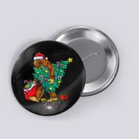 Bigfoot Christmas Tree Lights Xmas Button