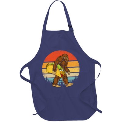 Bigfoot Carrying Taco Funny Cinco De Mayo Sasquatch Apron