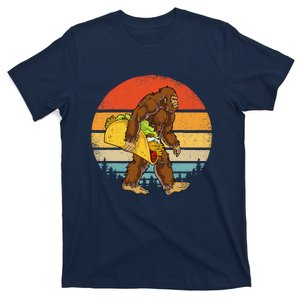 Bigfoot Carrying Taco Funny Cinco De Mayo Sasquatch T-Shirt