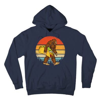 Bigfoot Carrying Taco Funny Cinco De Mayo Sasquatch Tall Hoodie