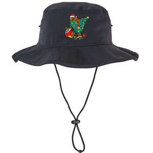 Bigfoot Christmas Tree Lights Xmas Sasquatch Lovers Legacy Cool Fit Booney Bucket Hat