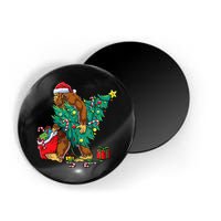 Bigfoot Christmas Tree Lights Xmas Sasquatch Lovers Magnet