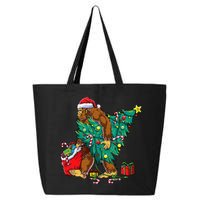Bigfoot Christmas Tree Lights Xmas Sasquatch Lovers 25L Jumbo Tote