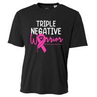 Breast Cancer Triple Negative Warrior Pink Ribbon Awareness Cooling Performance Crew T-Shirt