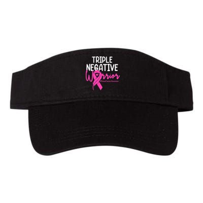 Breast Cancer Triple Negative Warrior Pink Ribbon Awareness Visor