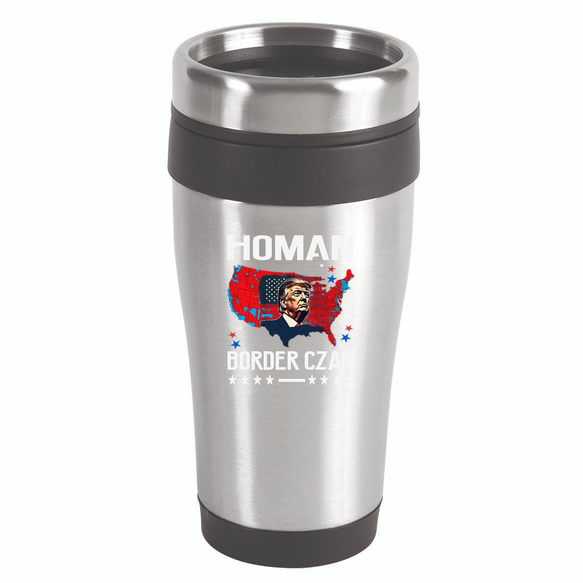 Border Czar Tom Homan Trump President Elect Maga Support 16oz Travel Tumbler