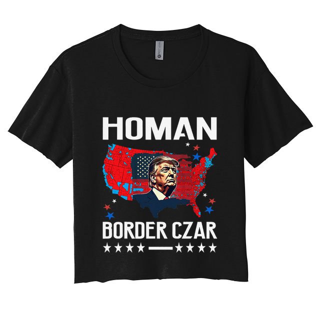 Border Czar Tom Homan Trump President Elect Maga Support Crop Top