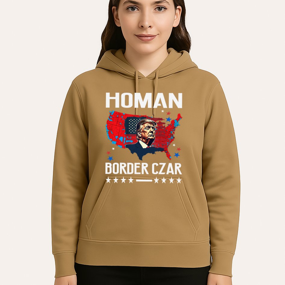 Border Czar Tom Homan Trump President Elect Maga Support Hoodie