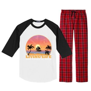 Boat Cruising The World Living Life One Cruise At A Time Gift Raglan Sleeve Pajama Set