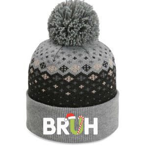 Bruh Christmas Teens Funny Christmas The Baniff Cuffed Pom Beanie