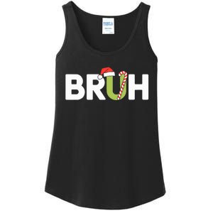 Bruh Christmas Teens Funny Christmas Ladies Essential Tank